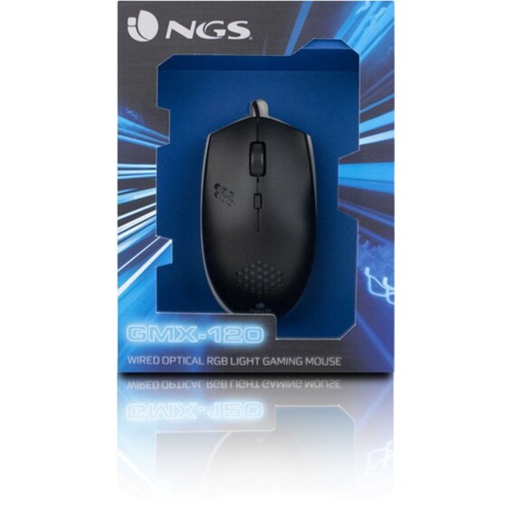 Gaming Ενσύρματο Ποντίκι NGS GMX-120 1200 DPI RGB - Μαύρο image 3